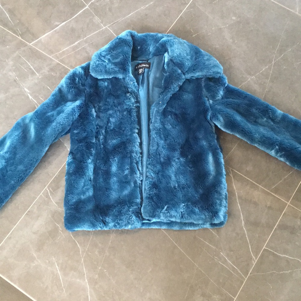 Extremely plush faux fur jacket